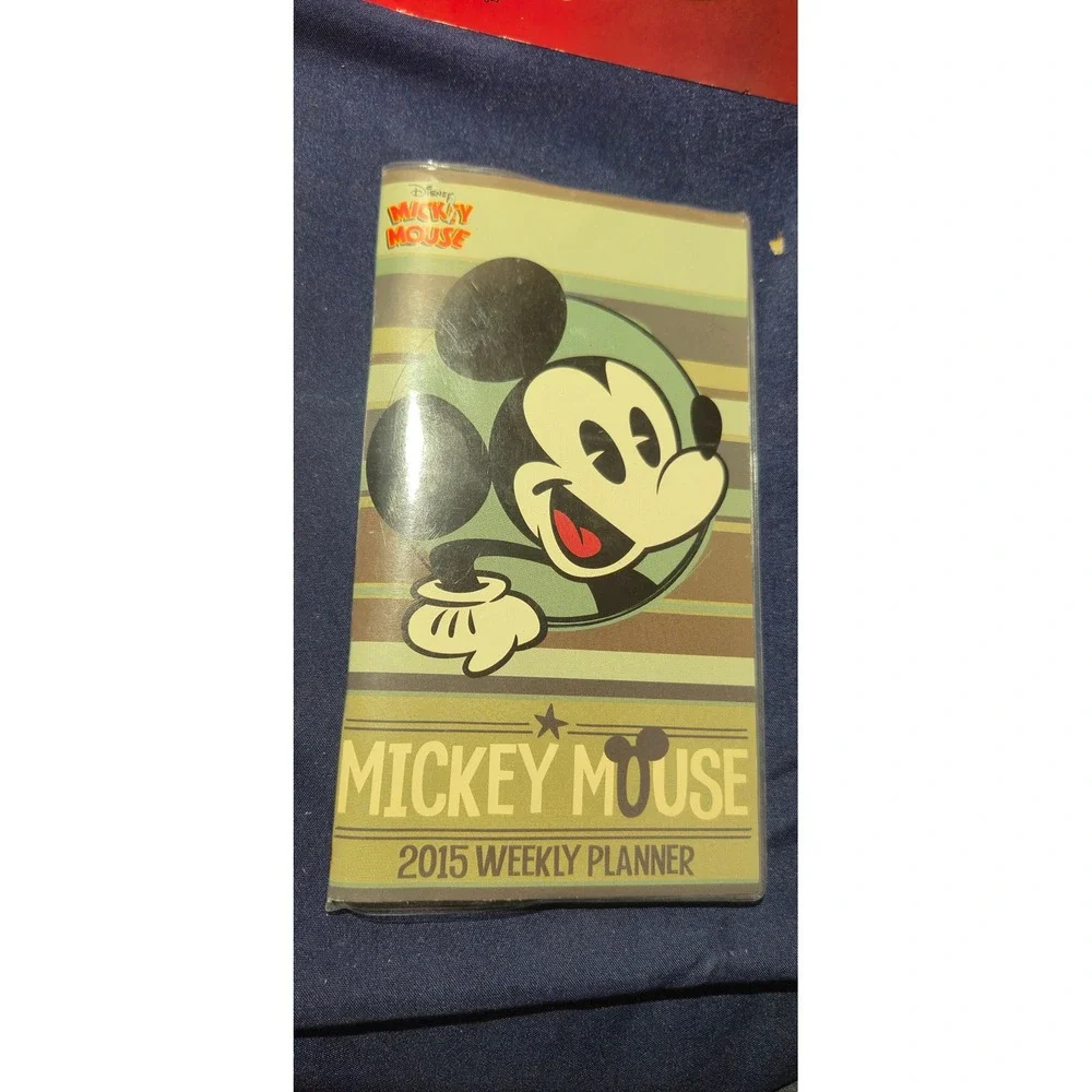 Disney Mickey Mouse Stationery Set Sketchbook Planner Calendars Pencils unopened